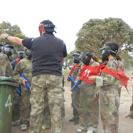 kids paintballing parties